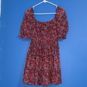 Floral Puff Sleeve Dress